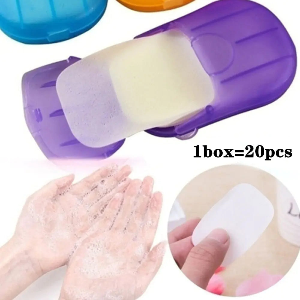 Portable Small Soap Box Paper Hand Washing