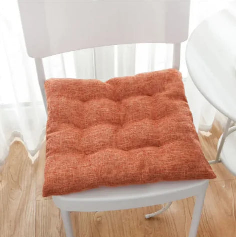 Nordic-Style Thick Linen Seat Cushion