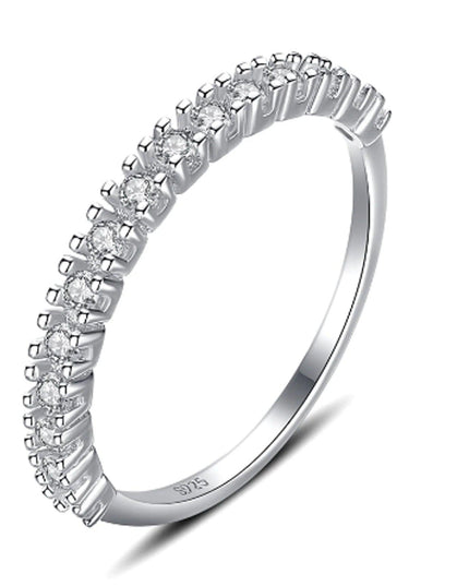 925 Sterling Silver Shining  Zircon Luxury Women Ring