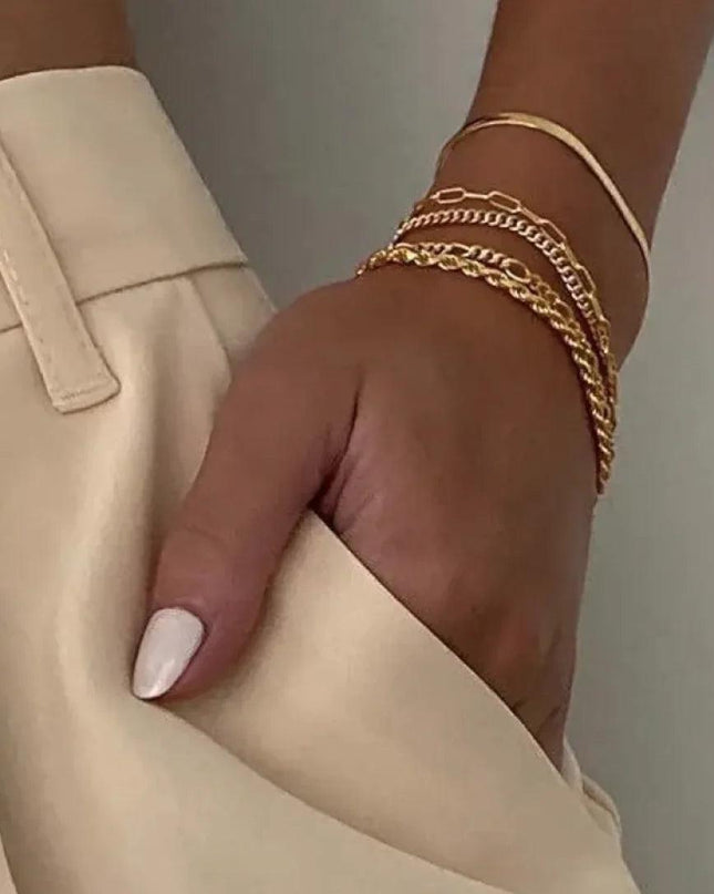 Women's Minimalist Bracelet Set