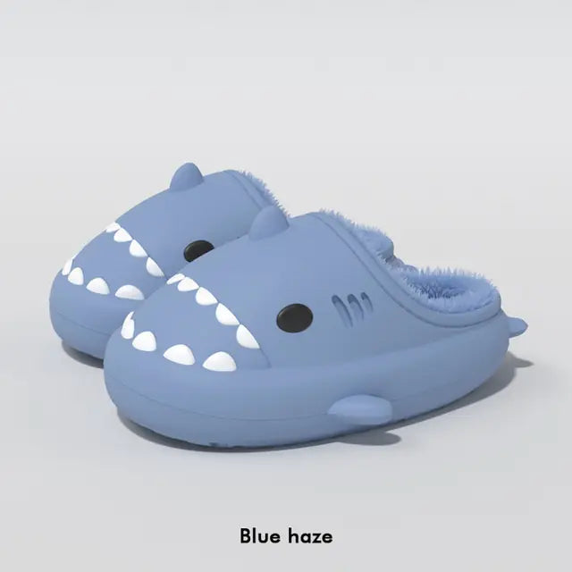 Comwarm Plush Shark Slippers