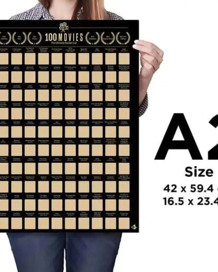 Movie Scratch Postcards