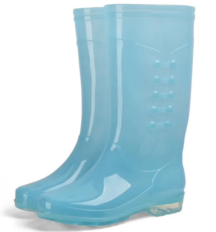 High Rain Boots Women's Fashion Flannelette Cotton Covers