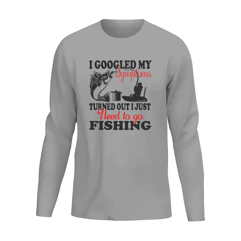 Fishing Symptoms Long Sleeve Shirt