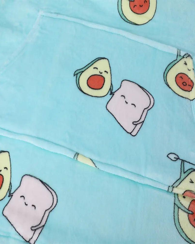 Winter Blanket Hoodie Soft Warm Thicken Sweatshirt