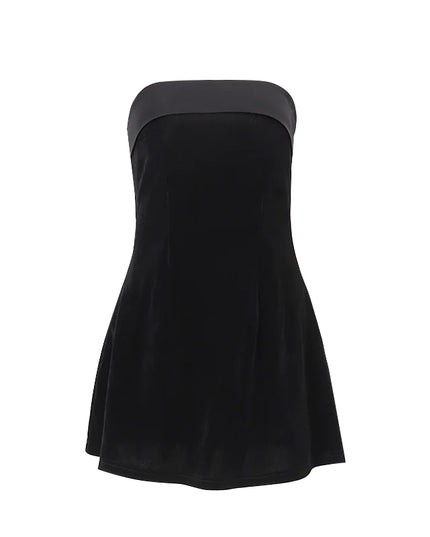 GlamCharm Backless Tube Dress