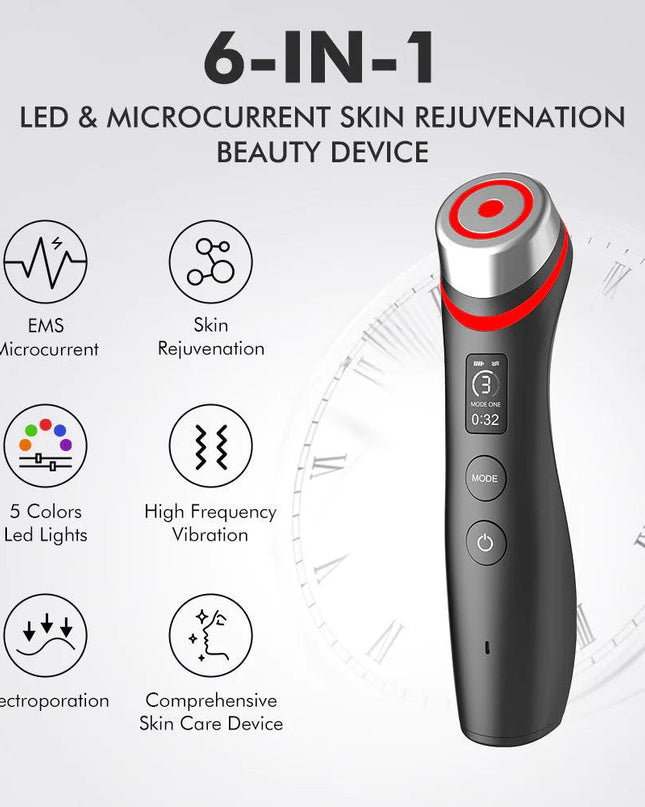 Color Light Microcurrent Vibration Massager