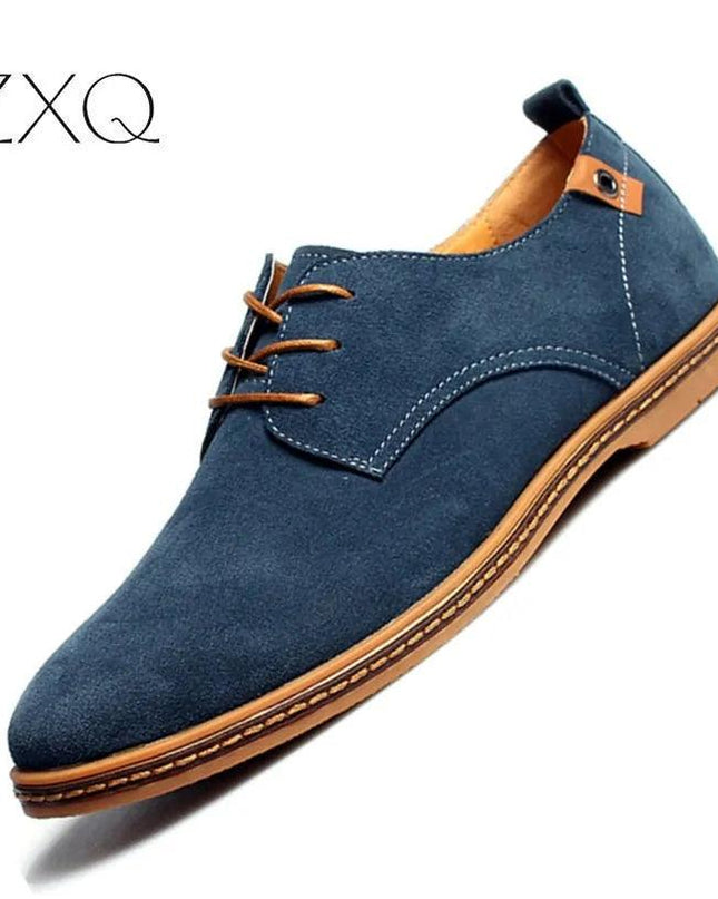Suede Oxfords Leather Shoes