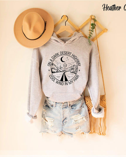 On A Dark Desert Highway Cool Wind In My Shirt, Music Shirt