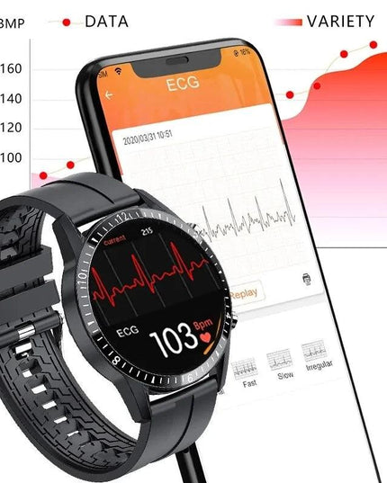 Waterproof Smartwatch Health Monitor