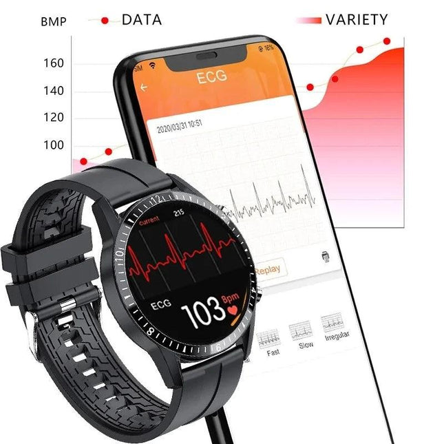 Waterproof Smartwatch Health Monitor