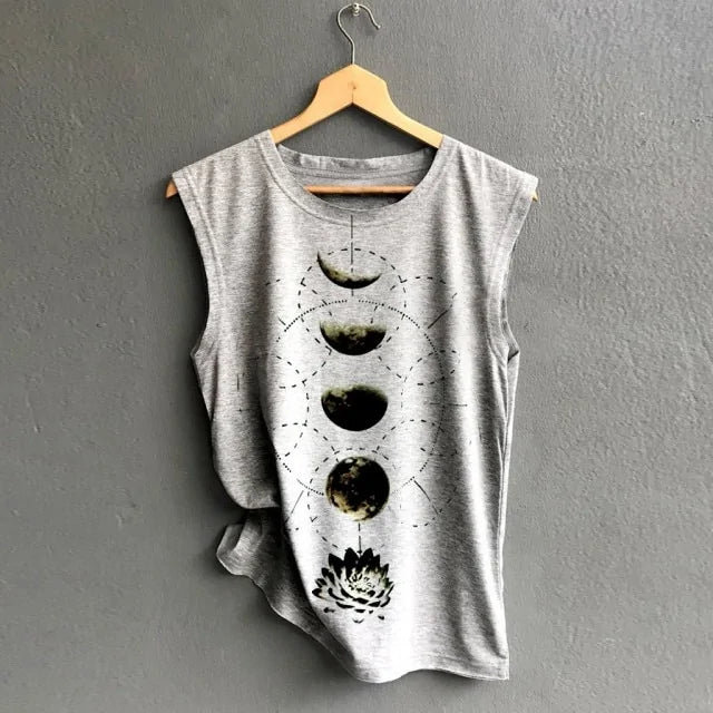 Sleeveless Loose T-Shirt