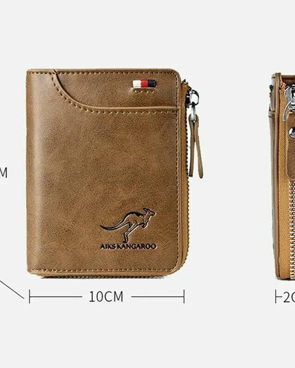Men's "RFID" Blocking Leather Wallet "Waterproof"
