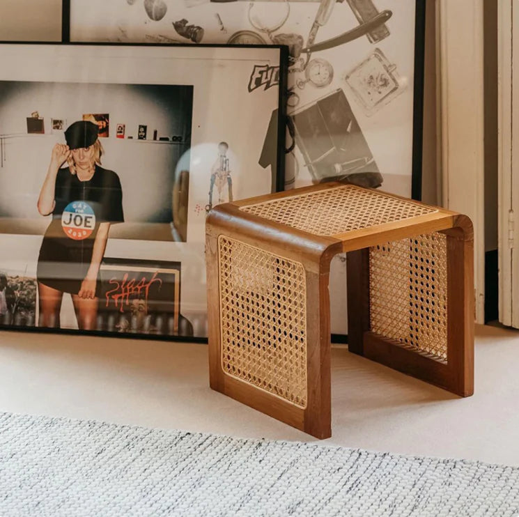 Zen Craft Woven Wood Coffee Table