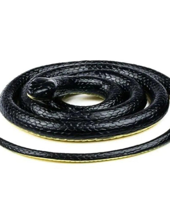 Fake Realistic Snake Lifelike Real Scary Rubber Toy Prank Party Joke For Garden