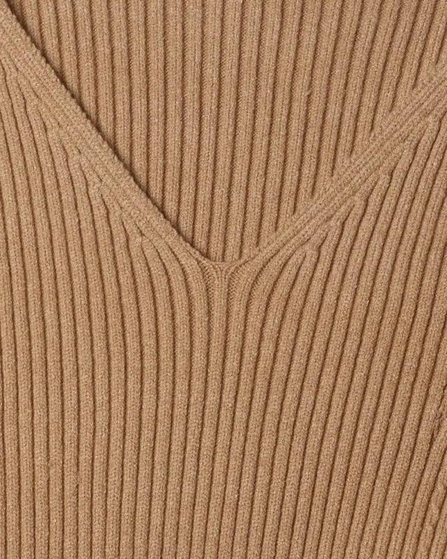 Dramatic Shoulder Knit Dress