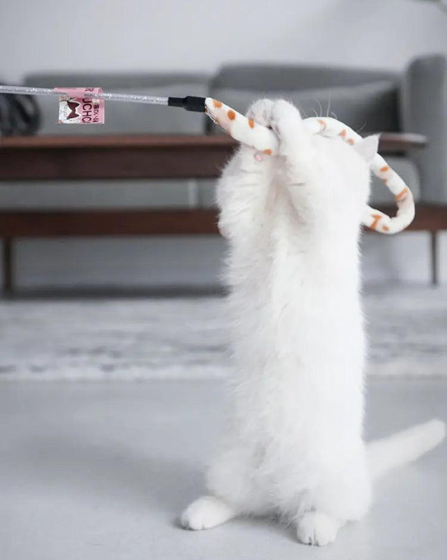 Toy Feather Cat Teaser Wand