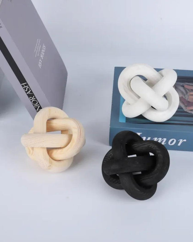 Knotted Wooden Sculpture