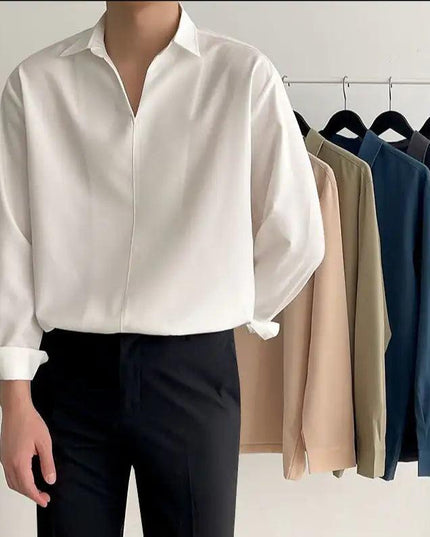 V-Neck Collar Shirt