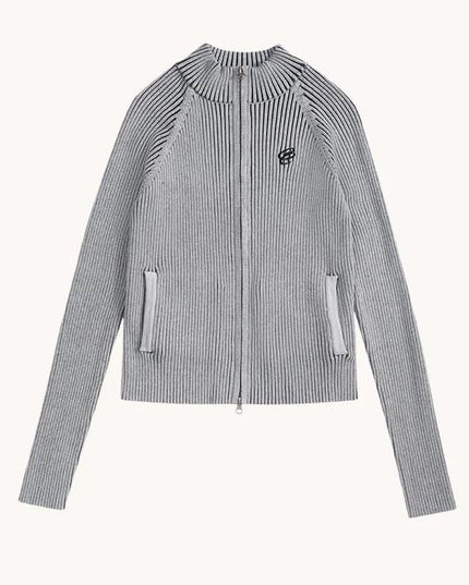 Ribbed Cardigan Sweater