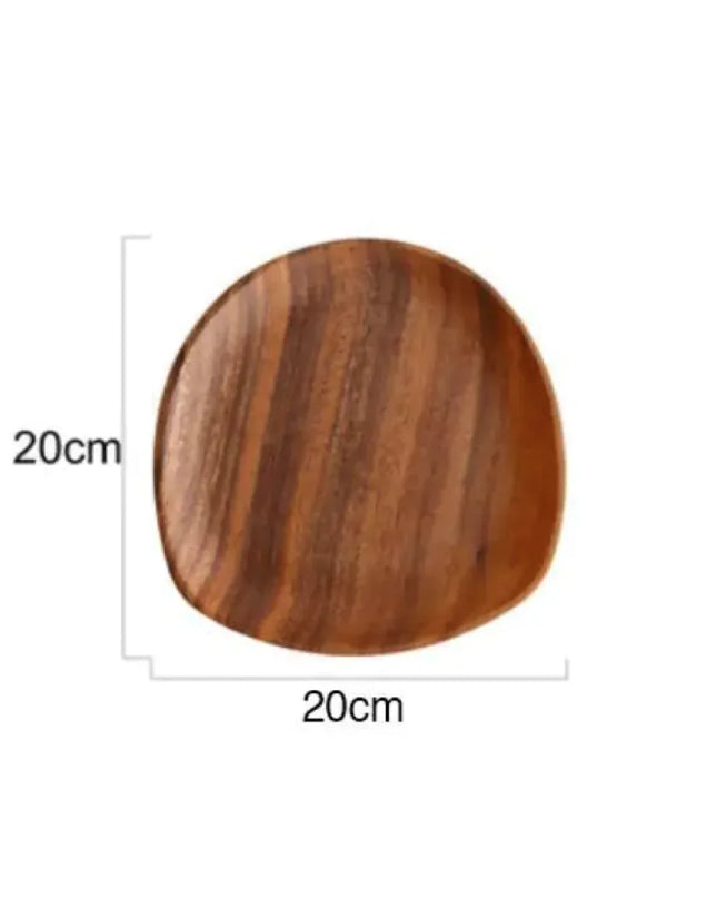 Japanese-Style Solid Wood Tableware Set