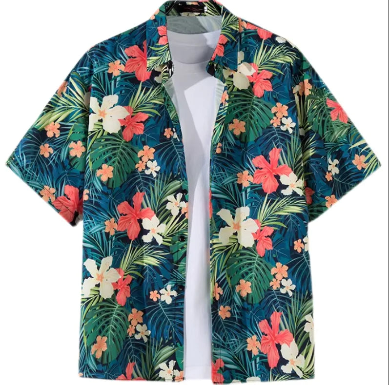 Hawaiian Beach Flower Shirt