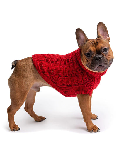 Red Chalet Dog Sweater