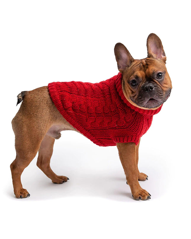 Red Chalet Dog Sweater