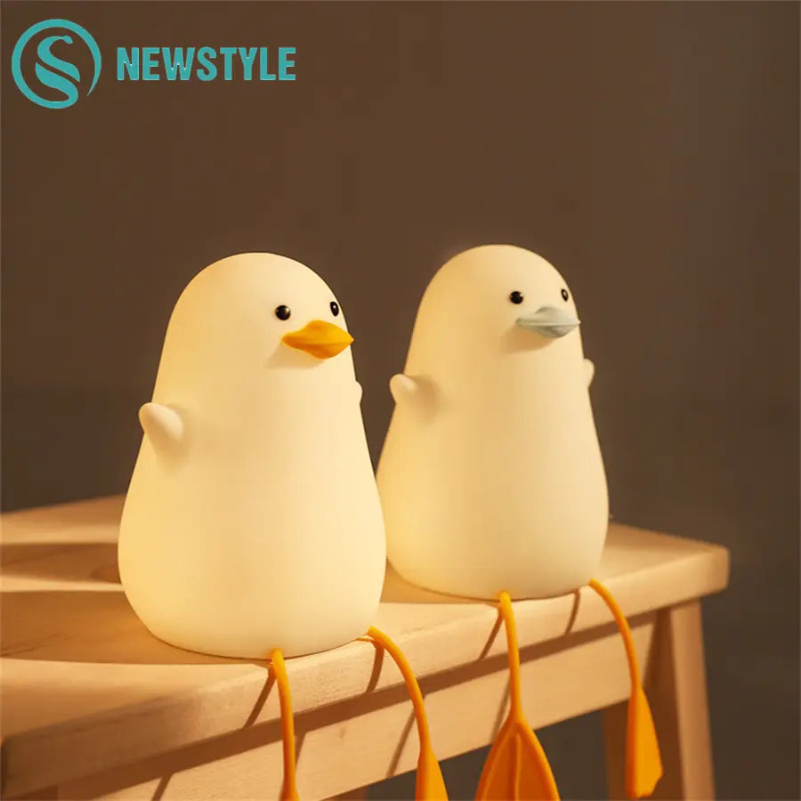 Cute Duck Bedside Night Lamp