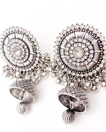 Caged Elegance Tassel Earrings