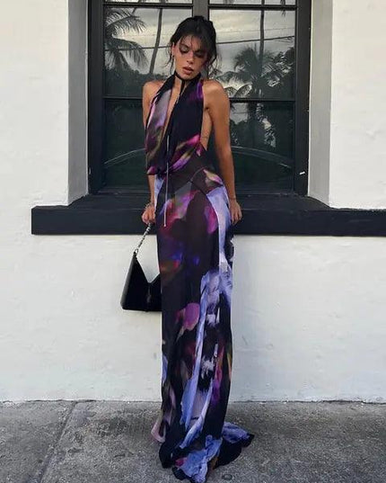 Backless Maxi Dress