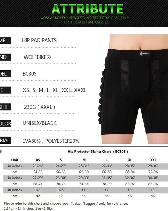Shock Absorbing Shorts