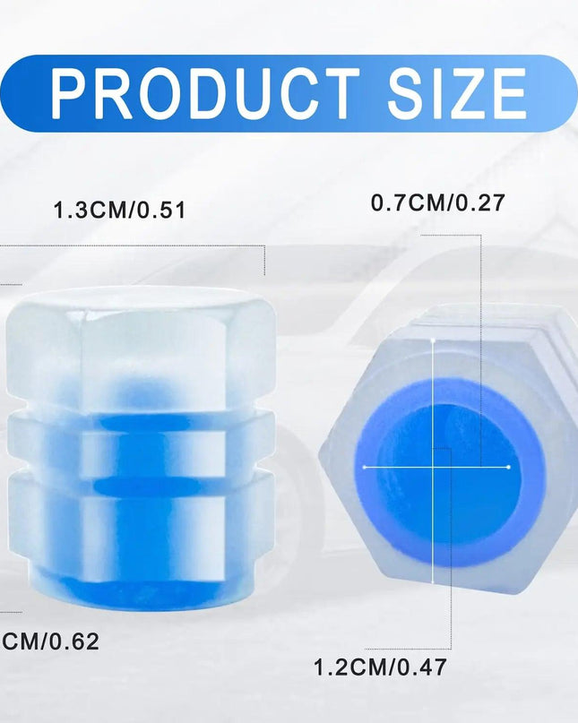 Glow in The Dark Tire Valve Caps