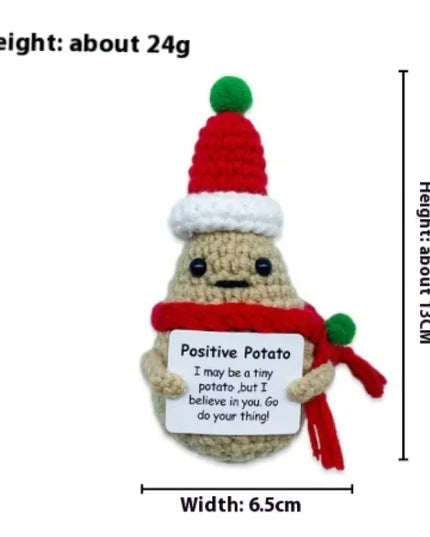 Wool Crocheted Positive Energy Potatog