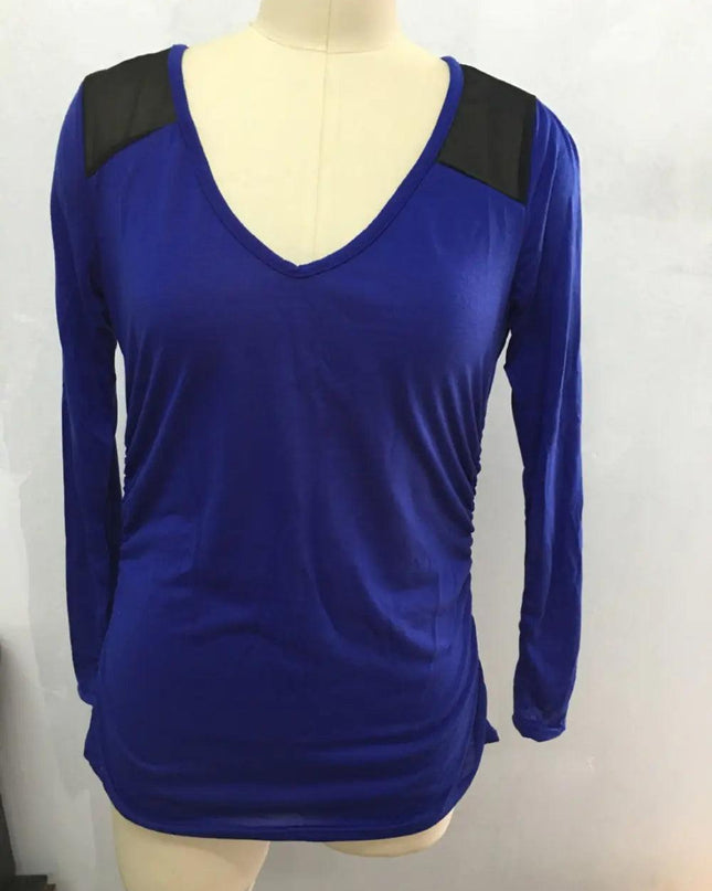 Patchwork Women's Casual Shirt