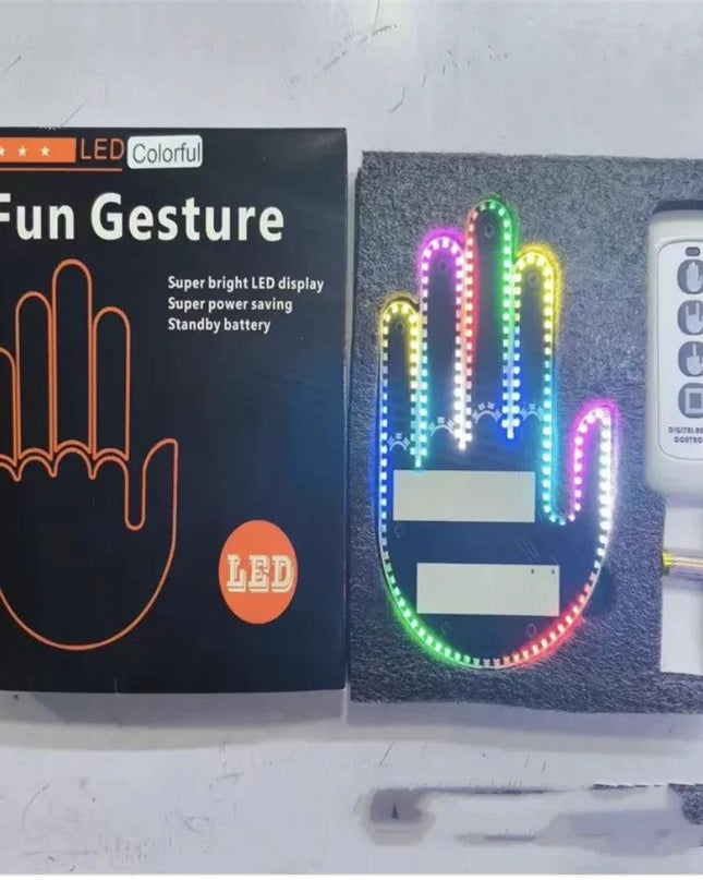 Car USB Finger Gesture Light
