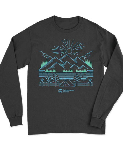 Camping Lines Long Sleeve Shirt