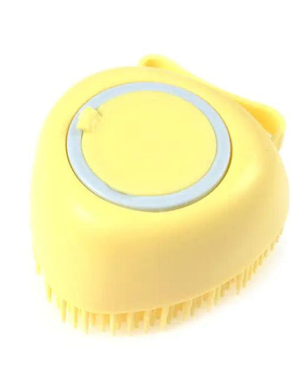 Silicone Comb with Shampoo Box Pet Dog Brush
