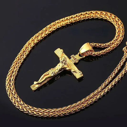 Religious Jesus Cross Necklace