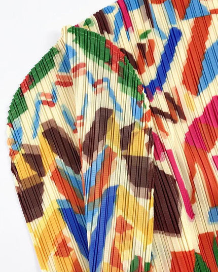 Colorblast Pleated Dress