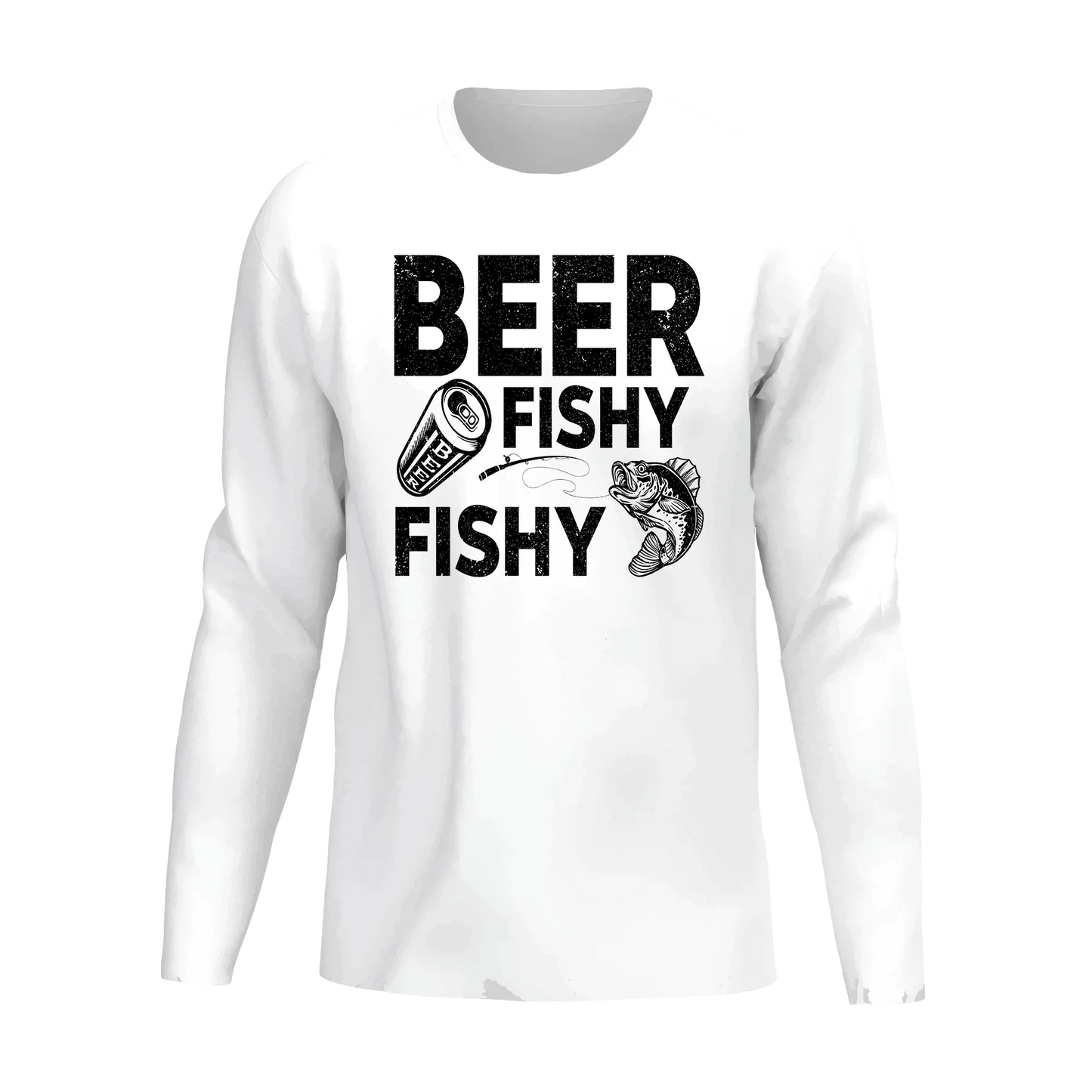 Beer Fishy Fishy Men Long Sleeve Shirt