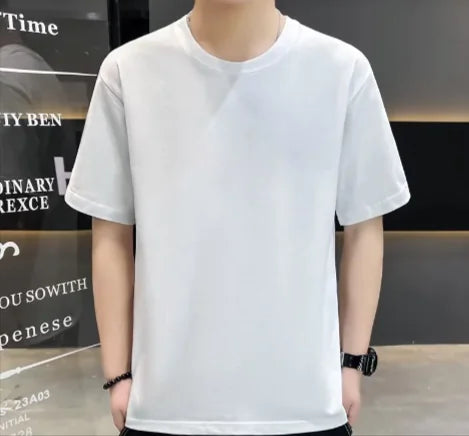 Men's Trendy Knitted T-Shirt – Stylish Brand Lead Design