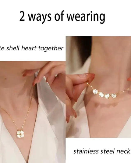 Flower Magnetic Attract Together Necklace