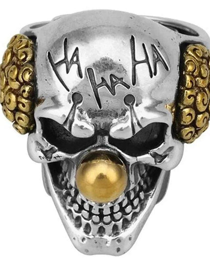Fashion Skull Ring Joker Face