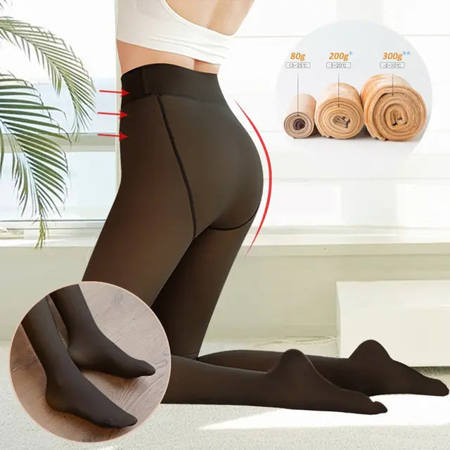 Winter Stocking Tights Thermal Pants