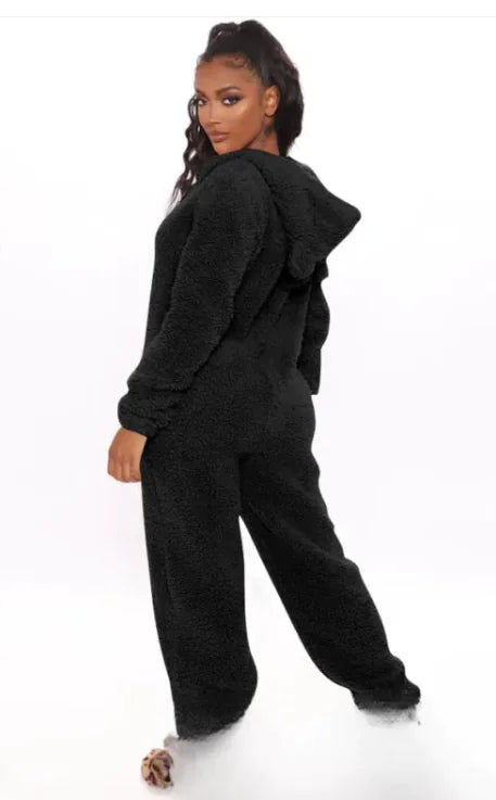 Cozy Plush One-Piece Pajamas