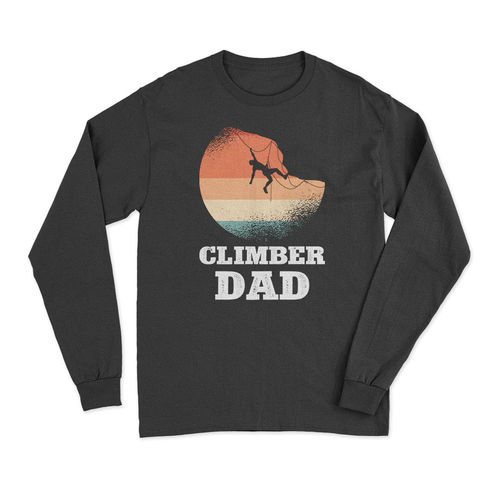 Climber Dad Long Sleeve Shirt