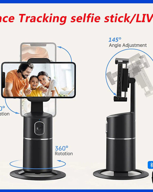 Auto-tracking 360 Tripod (For Phone Use)