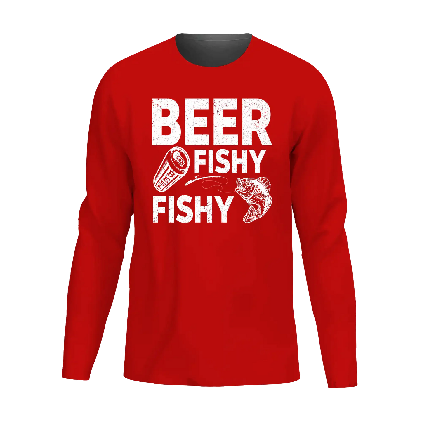 Beer Fishy Fishy Men Long Sleeve Shirt