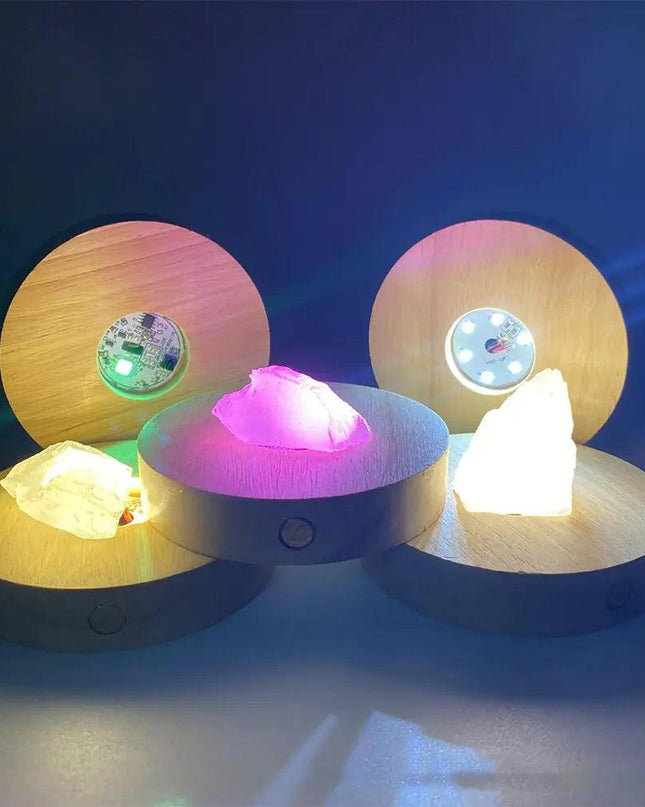 New Wooden LED Light Dispaly Base